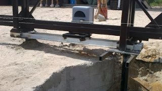 Купить сваи для ворот в Анжеро-Судженск. Заказать ворота на сваях под ключ от 21891 руб